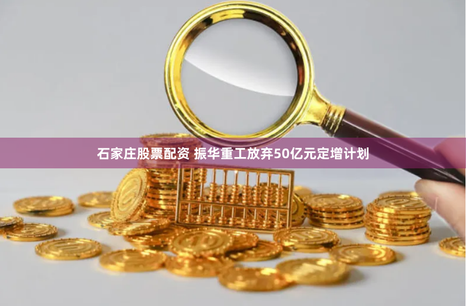 石家庄股票配资 振华重工放弃50亿元定增计划
