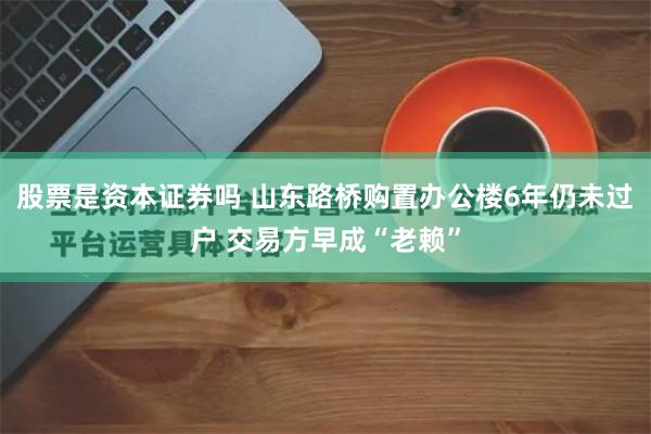 股票是资本证券吗 山东路桥购置办公楼6年仍未过户 交易方早成“老赖”